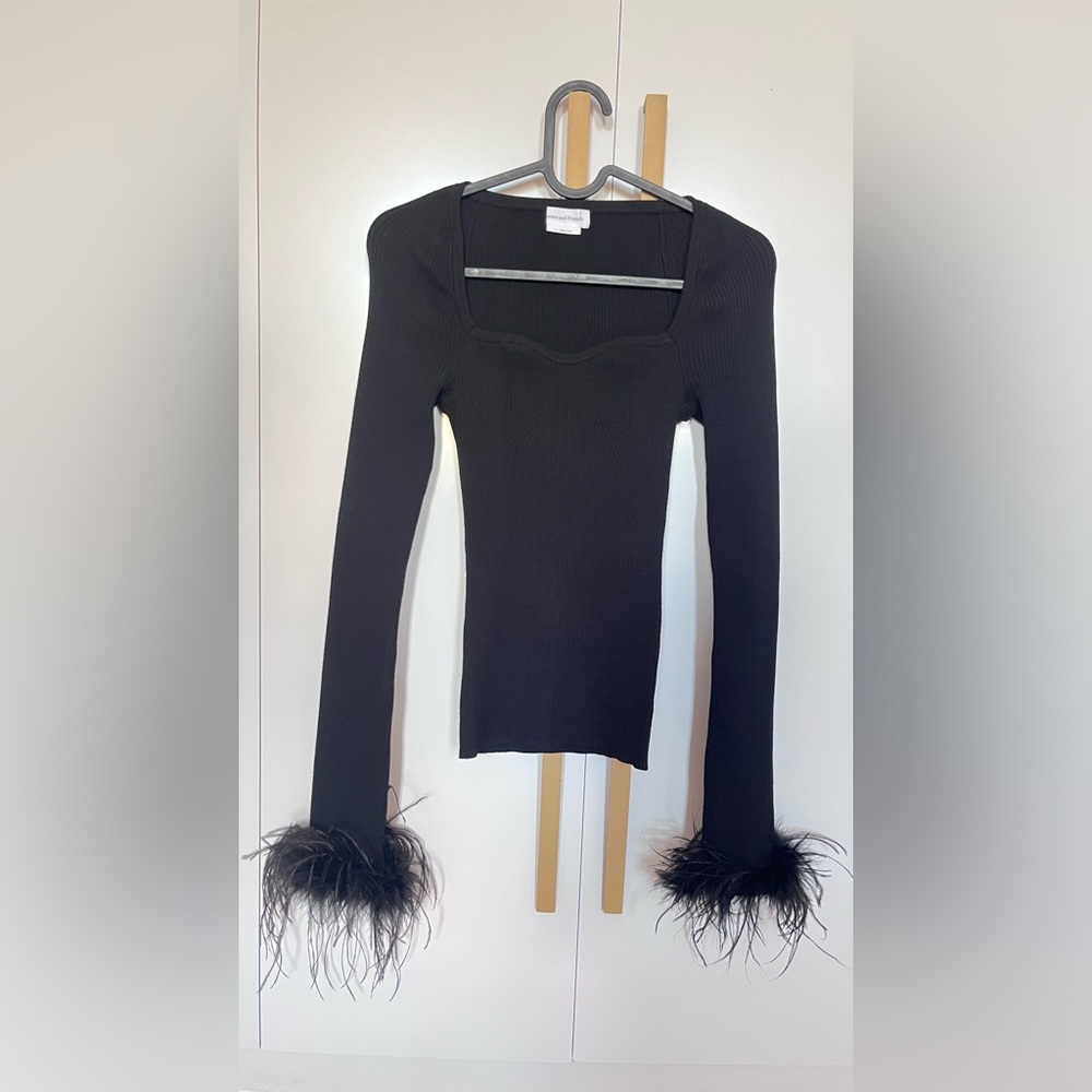 Elegant Black Long Sleeve Top